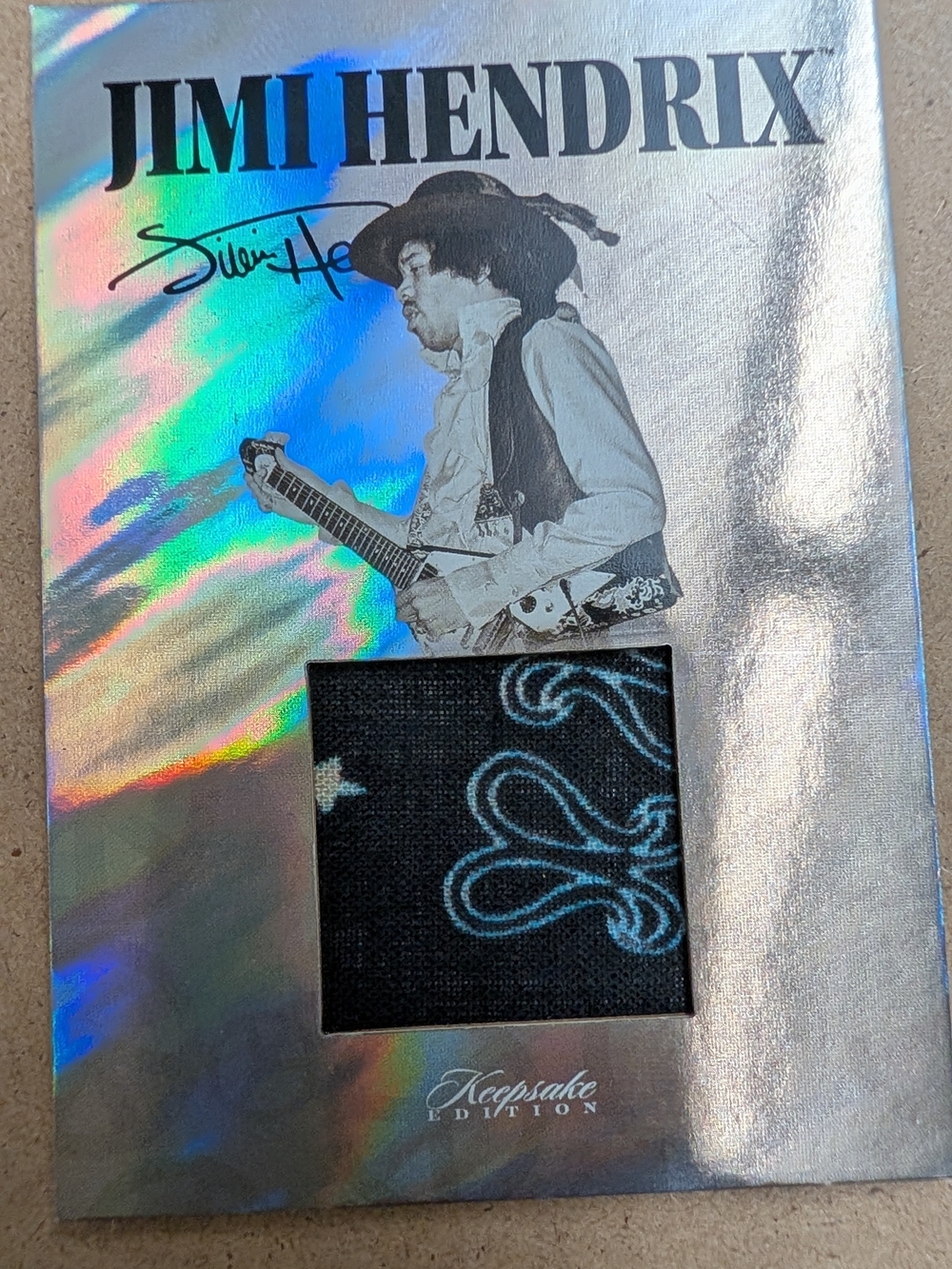 KEEPSAKE the Label Jimi Hendrix Holographic Silver with Black & Blue Accent